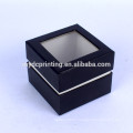 Custom cheap window jewelry packaging box with lid